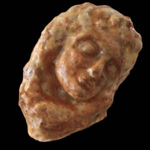 Testa sognante in cera